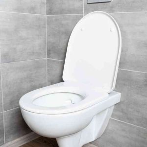 Lavabo cerámico blanco mural